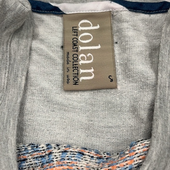 Dolan Left Coast Collection Mixed Media Embroidered Tunic | Size Small - Picture 8 of 10